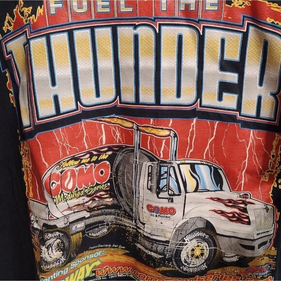Vintage Subway 2010 Fuel The Thunder Como Modified Series Champions T Shirt L - Picture 2 of 6
